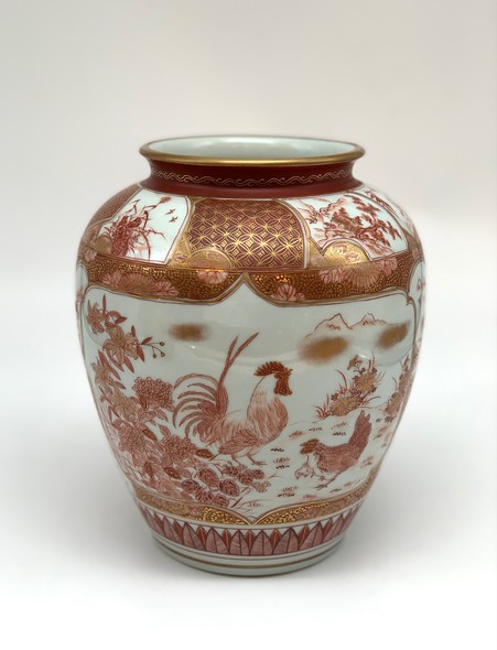 Antique vase, Kutani