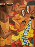 Винтажная картина 
«Кубинская музыка»