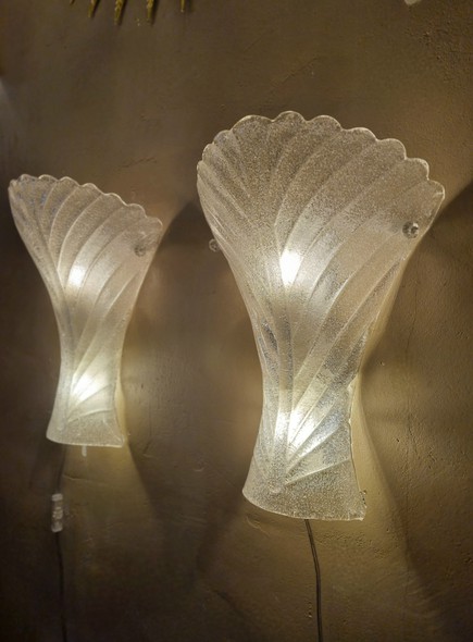 Paired vintage sconces