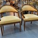 Empire style paired armchairs