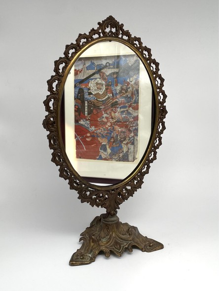 Antique table mirror in Louis XV style
