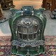 Antique cast iron stove "La Salamandre"