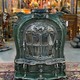 Antique cast iron stove "La Salamandre"