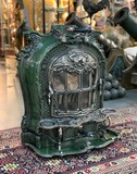 Antique cast iron stove "La Salamandre"
