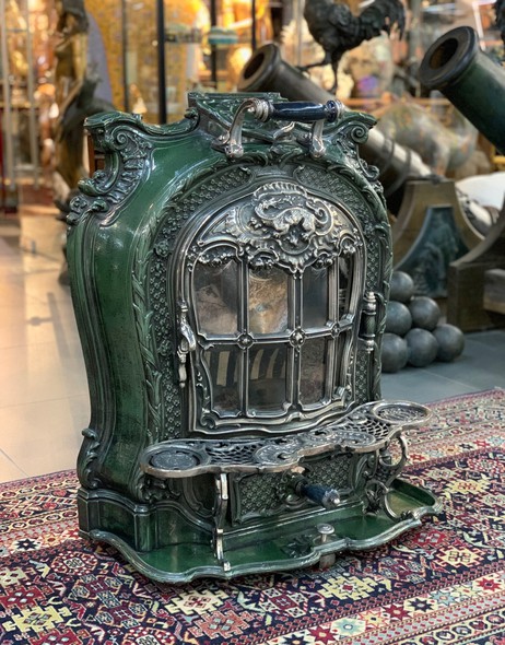 Victorian wrought iron stove