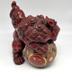 antique pho dog sculpture