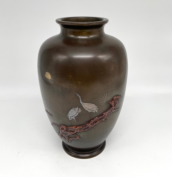 Антикварная ваза «Журавли»