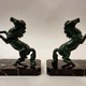 Antique bookends "Horses"