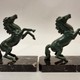 Antique bookends "Horses"