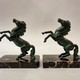 Antique bookends "Horses"