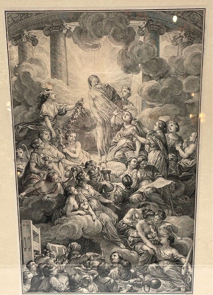 Гравюра "Frontispiece de l'Encyclopédie"