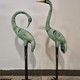 Pair sculpture "Cranes"
