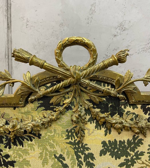 Antique Fireplace Screen