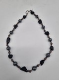 Vintage beads with black stone
