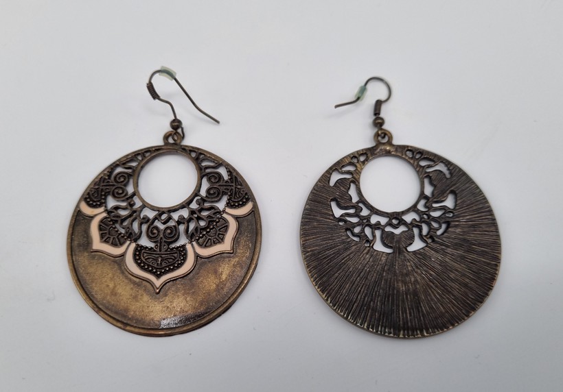 Vintage oriental earrings