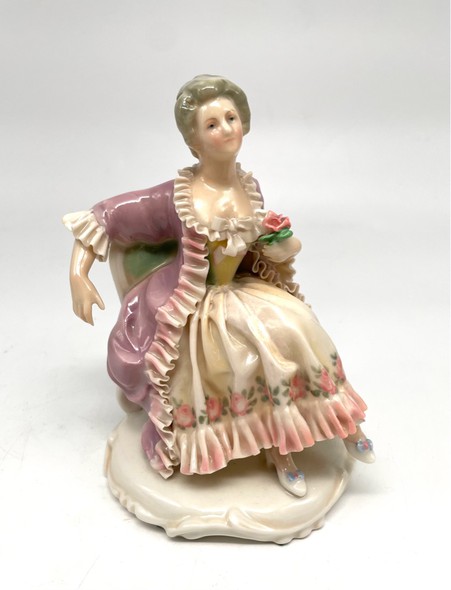 Antique figurine "Girl" Karl Enns