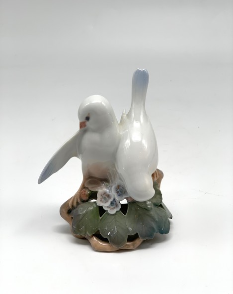Антикварная статуэтка "Пара голубей" Royal Copenhagen