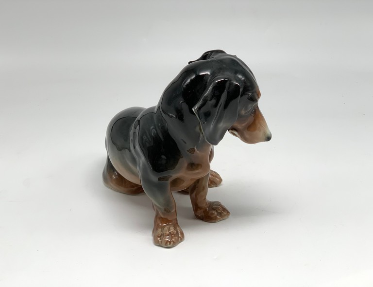 Antique figurine "Dachshund", Karl Enns