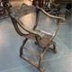 Antique curule chair "Satyr"