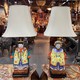Антикварные настольные лампы «Император и Императрица», Китай