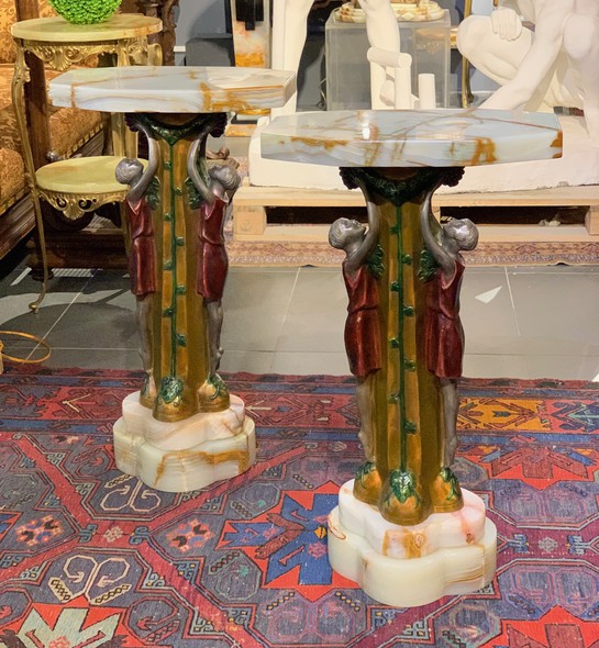 Antique pedestals