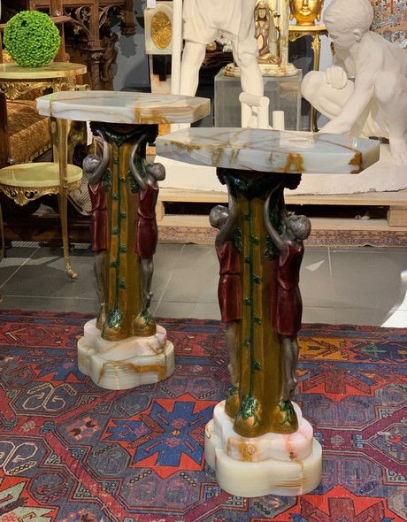 Antique pedestals