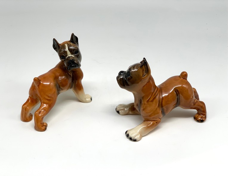 Antique figurines "Boxers"