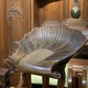 Антикварный стул для пианино "Морской Гребешок"