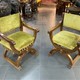 Antique curule chair