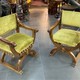 Antique curule chair