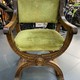 Antique curule chair