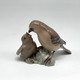 Antique figurine "Bird and chick" Bing and Grendal
