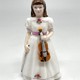 Vintage figurine "Girl with a violin" Royal Dunton