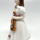 Винтажная статуэтка "Девушка со скрипкой" Рояль Дунтон