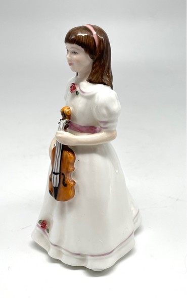 Винтажная статуэтка "Девушка со скрипкой" Рояль Дунтон
