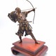 Antique sculpture "Samurai with a bow"