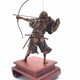 Antique sculpture "Samurai with a bow"