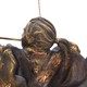 Antique sculpture "Samurai with a bow"