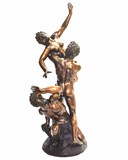Антикварная скульптурная композиция "Похищение сабинянок"