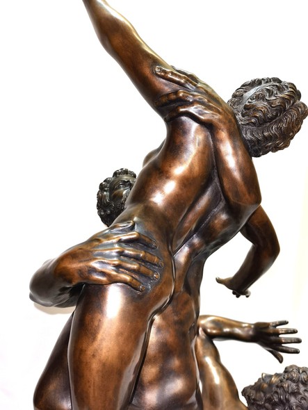 Antique sculptural composition "The Rape of the Sabine Women"