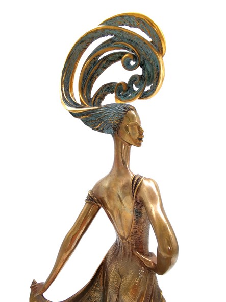 Коллекционная скульптура «Золотой Водолей»