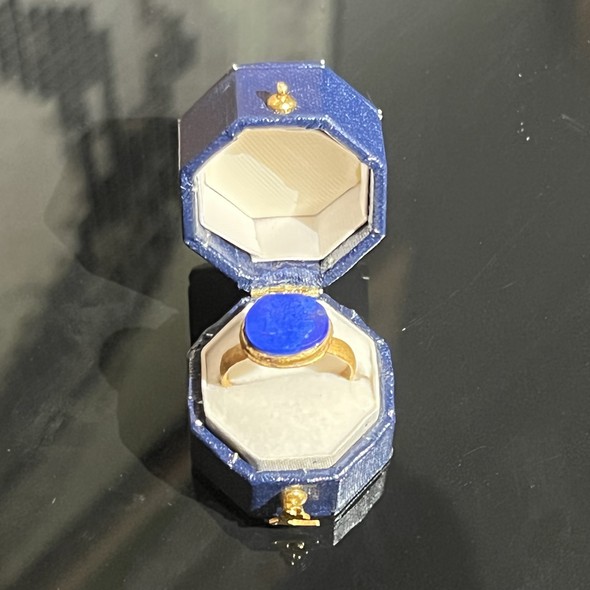 Lapis lazuli ring