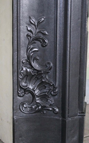 Antique cast iron fireplace Pompadour