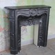 Antique cast iron fireplace Pompadour