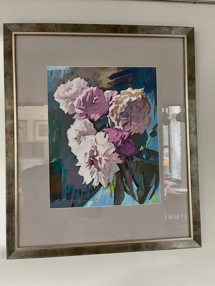 Painting "Moscow region peonies"