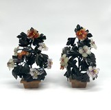 Paired flowers from gems