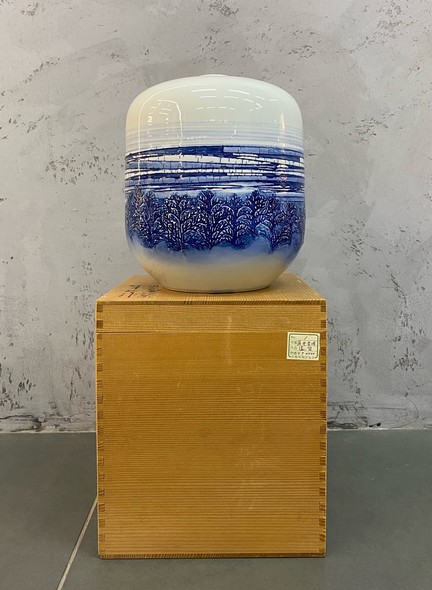 Rare author's vase Fuji Shumei
