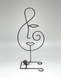 Sculpture "Treble clef"