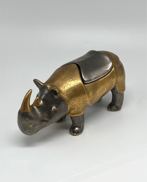 Винтажная шкатулка «Носорог»