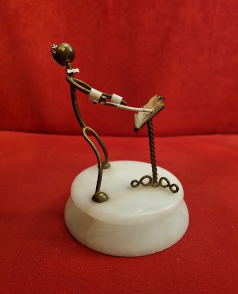 Vintage sculpture "Conductor"